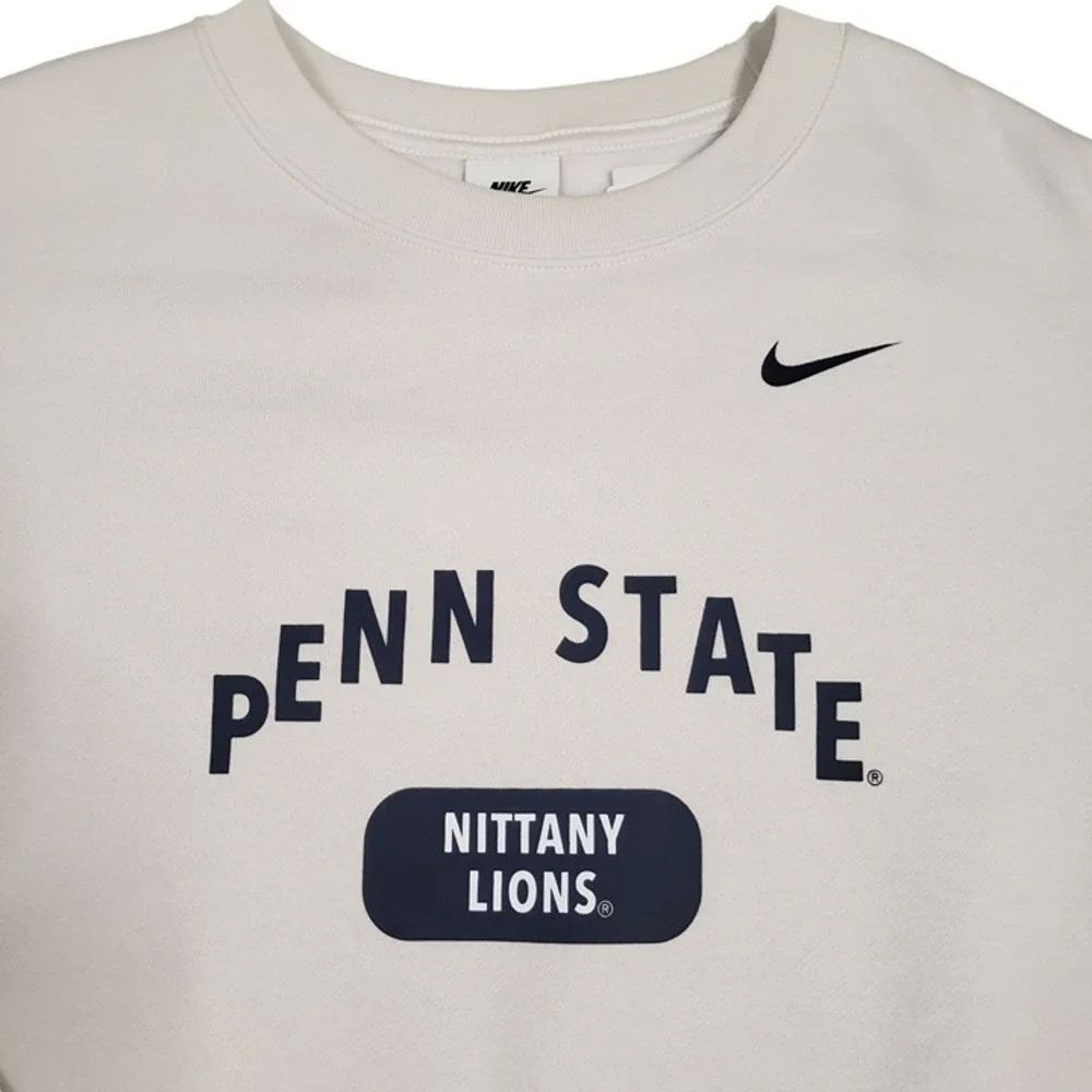 Nike Womens Penn State Nittany Lions Loose Fit Crop Sweatshirt Size XXL NWT